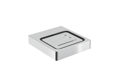 Circle Soap Dish - Chrome