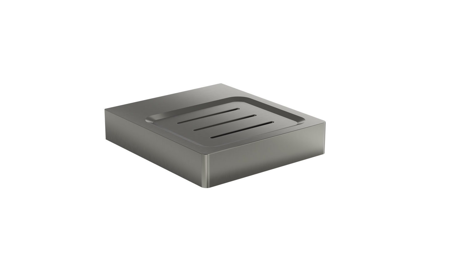 Circle Soap Dish - Gunmetal