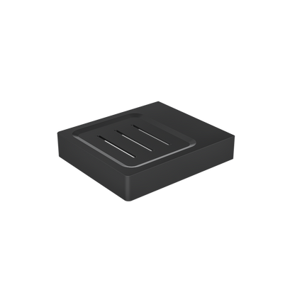 Circle Soap Dish - Matte Black