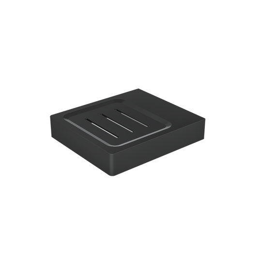 Circle Soap Dish - Matte Black