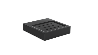 Circle Soap Dish - Matte Black