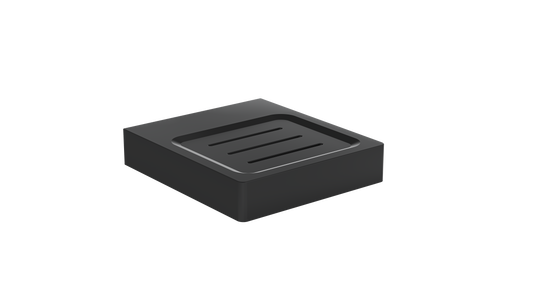 Circle Soap Dish - Matte Black