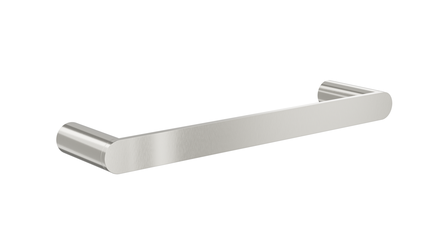 Circle Hand Towel Rail - Brushed Nickel