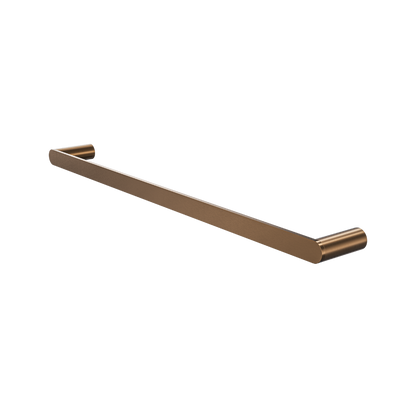 Circle 600mm Single Towel Rail - Aged Bronze
