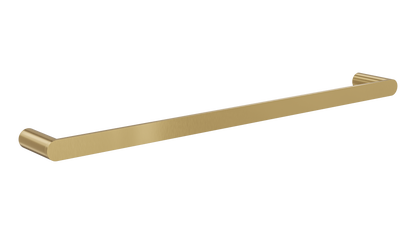 Circle 600mm Single Towel Rail - Brushed Brass