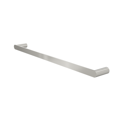Circle 600mm Single Towel Rail - Brushed Nickel