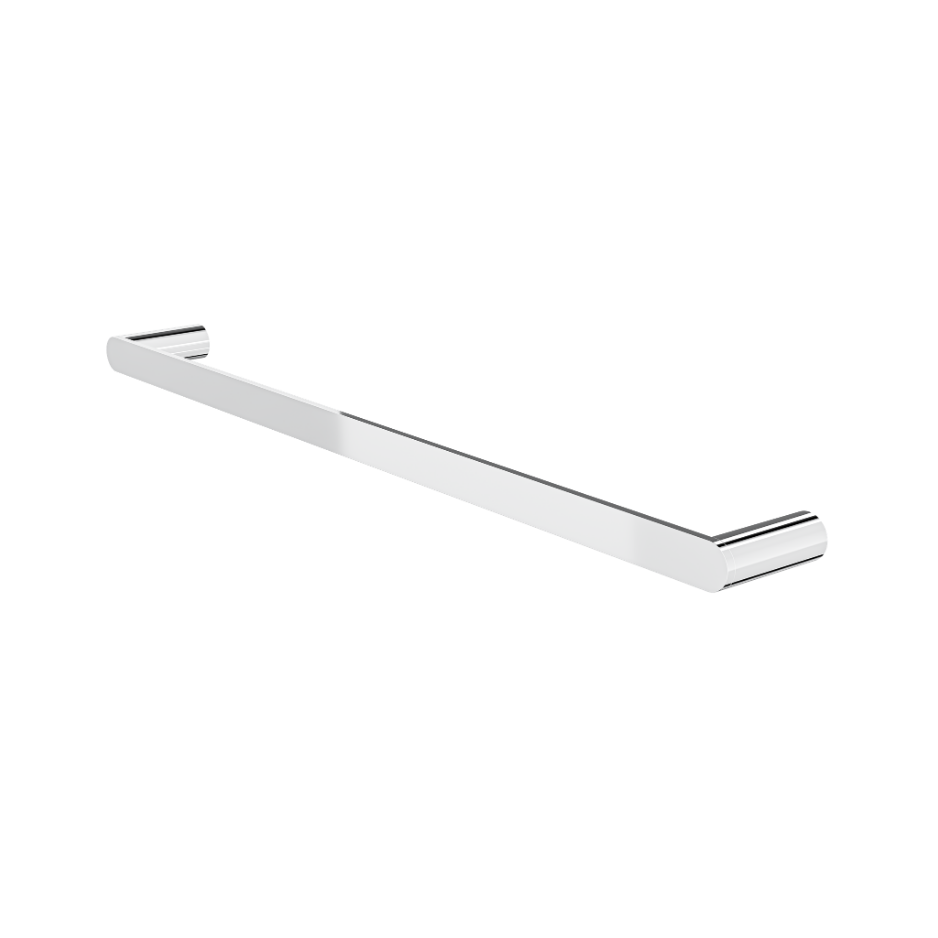 Circle 600mm Single Towel Rail - Chrome