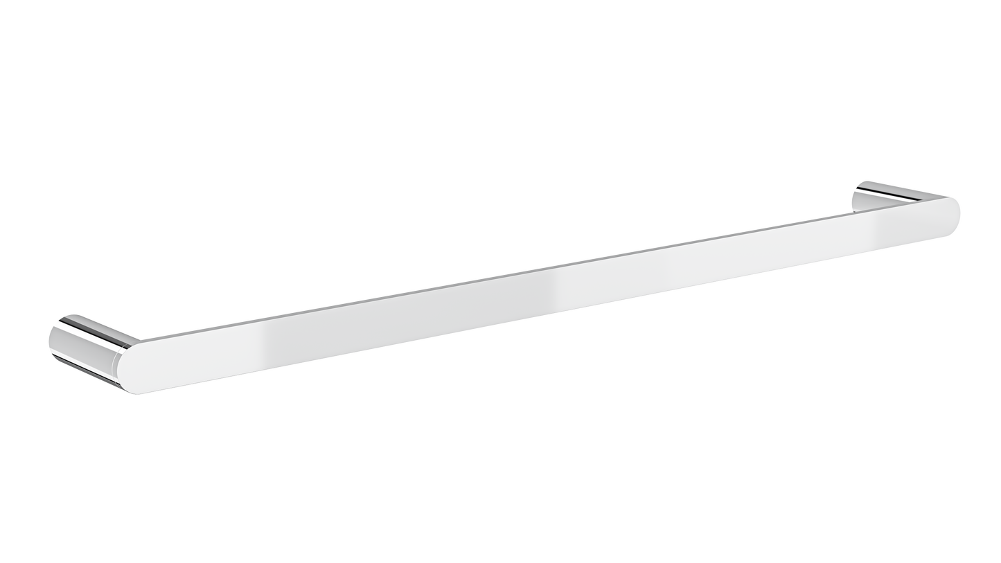 Circle 600mm Single Towel Rail - Chrome