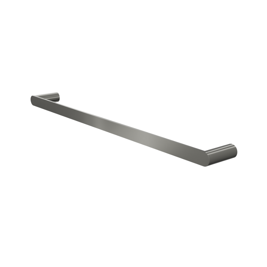 Circle 600mm Single Towel Rail - Gunmetal