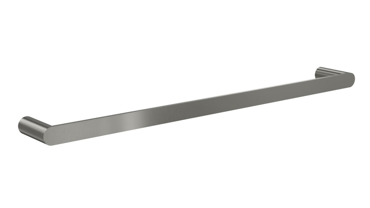 Circle 600mm Single Towel Rail - Gunmetal
