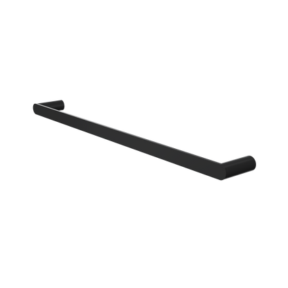 Circle 600mm Single Towel Rail - Matte Black