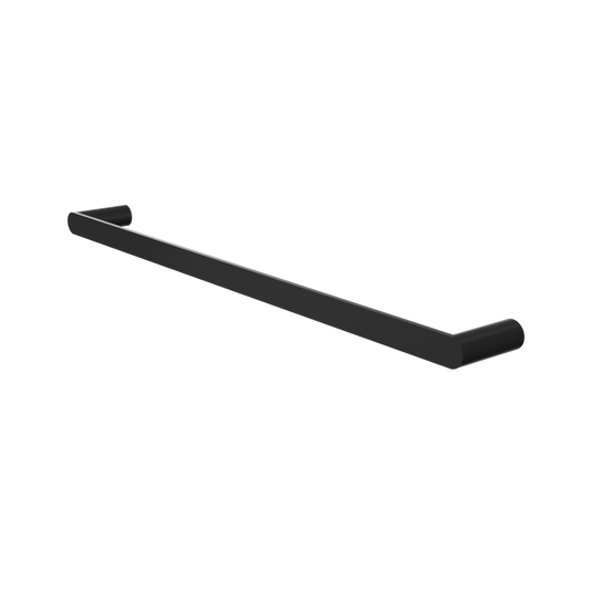 Circle 600mm Single Towel Rail - Matte Black