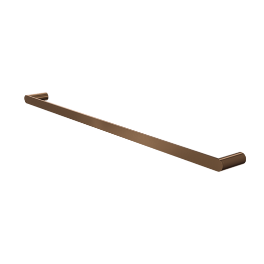 Circle 800mm Single Towel Rail - Aged Bronze