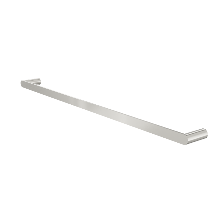 Circle 800mm Single Towel Rail - Brushed Nickel