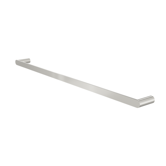 Circle 800mm Single Towel Rail - Brushed Nickel