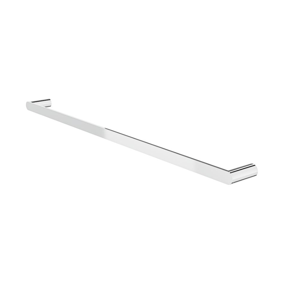 Circle 800mm Single Towel Rail - Chrome