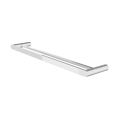 Circle 600mm Double Towel Rail - Chrome
