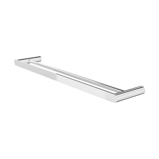 Circle 600mm Double Towel Rail - Chrome