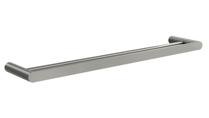 Circle 600mm Double Towel Rail - Gunmetal