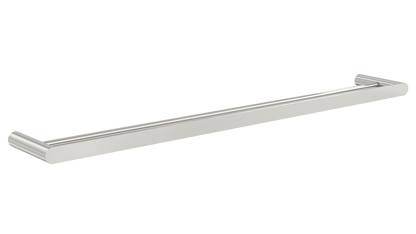 Circle 800mm Double Towel Rail - Brushed Nickel