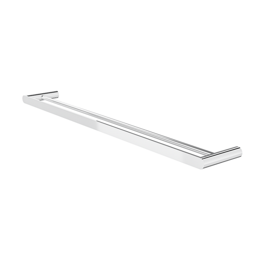 Circle 800mm Double Towel Rail - Chrome