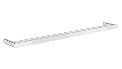 Circle 800mm Double Towel Rail - Chrome
