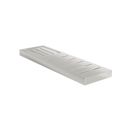 Circle Metal Shelf with Soap Dish - Brushed Nickel