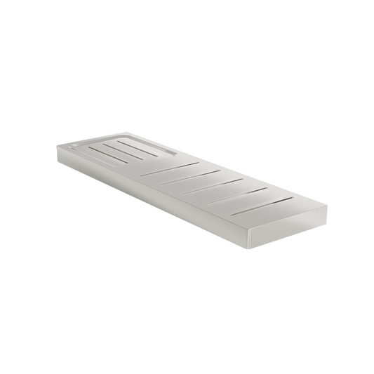 Circle Metal Shelf with Soap Dish - Brushed Nickel
