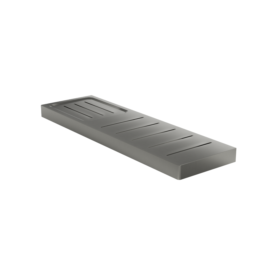 Circle Metal Shelf with Soap Dish - Gunmetal