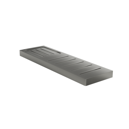 Circle Metal Shelf with Soap Dish - Gunmetal