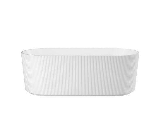 Cleo 1500mm Freestanding Bath - Gloss White
