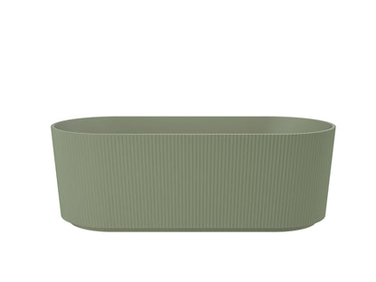 Cleo 1500mm Freestanding Bath - Sage Green