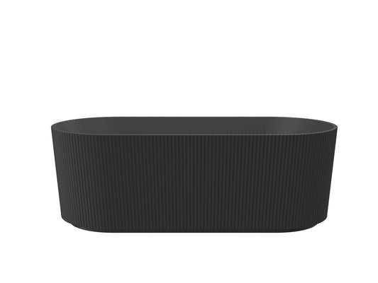 Cleo 1500mm Freestanding Bath - Matte Black