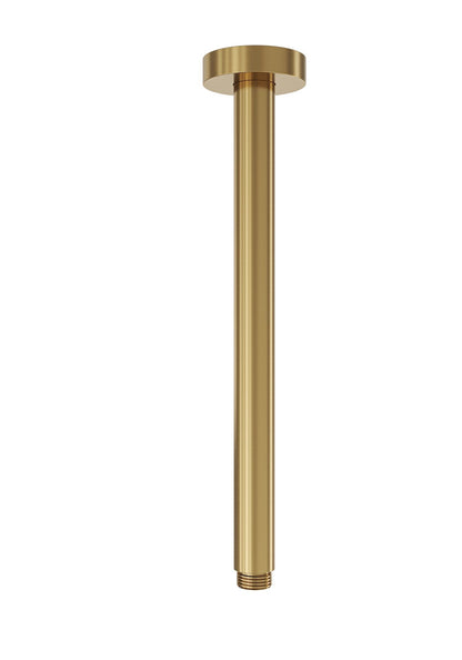 Corsica 300mm Round Ceiling Arm - Brushed Brass