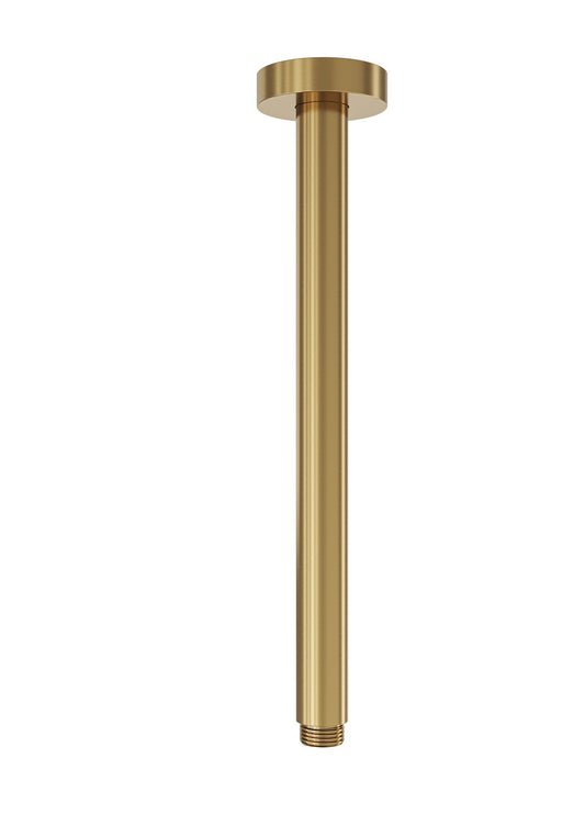 Corsica 300mm Round Ceiling Arm - Brushed Brass