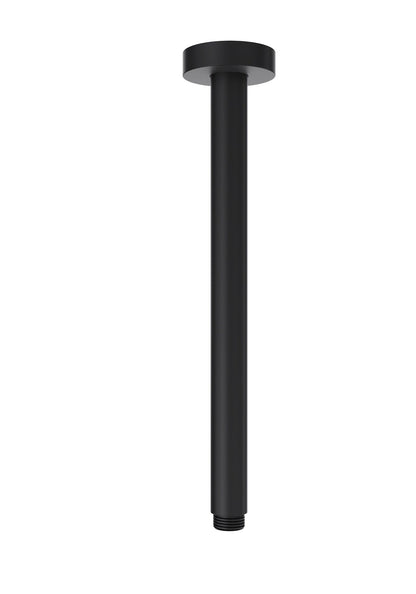Corsica 300mm Round Ceiling Arm - Matte Black