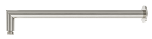 Corsica 400mm Round Wall Shower Arm - Brushed Nickel