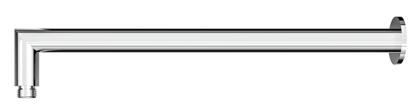 Corsica 400mm Round Wall Shower Arm - Chrome