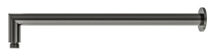 Corsica 400mm Round Wall Shower Arm - Gunmetal