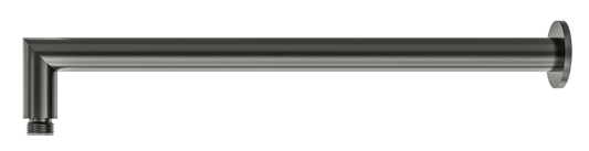 Corsica 400mm Round Wall Shower Arm - Gunmetal