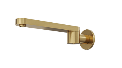 Corsica S2 Swivel Wall Bath Spout - Brushed Brass