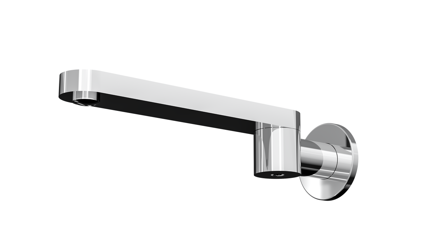 Corsica S2 Swivel Wall Bath Spout - Chrome