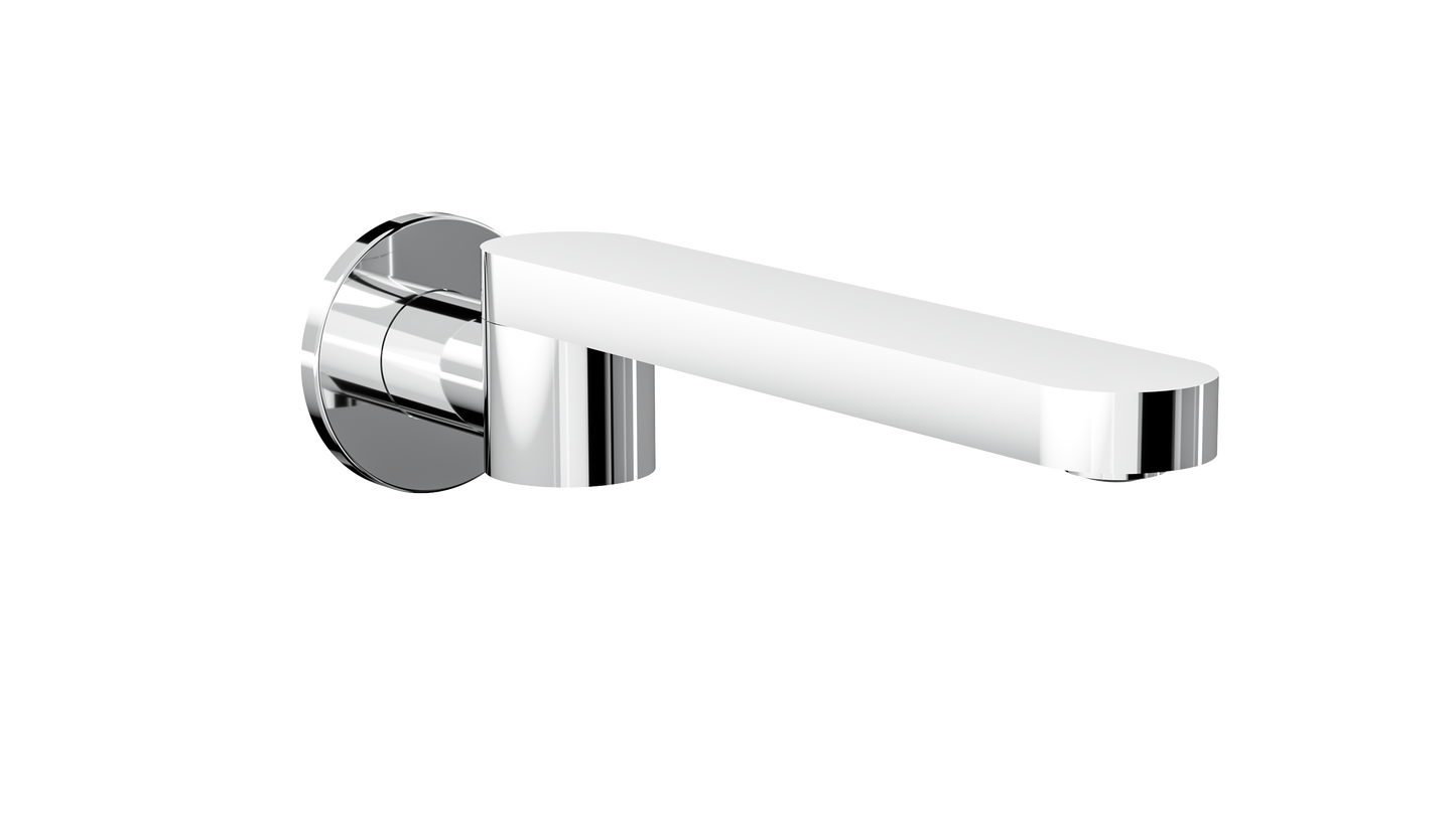 Corsica S2 Swivel Wall Bath Spout - Chrome