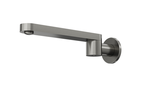 Corsica S2 Swivel Wall Bath Spout - Gunmetal