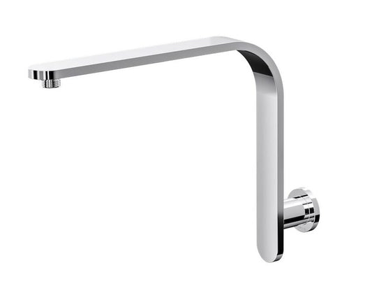 Corsica Flat Upswept Wall Shower Arm - Chrome