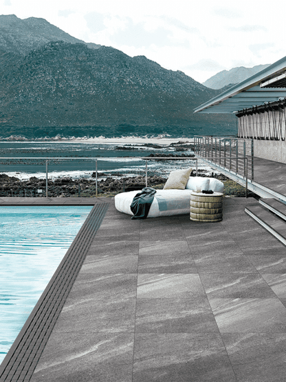 CREST PAVERS  - DARK GREY PAVER Finish - 600X600X20 | .72 SQM / 2 PCS PER BOX