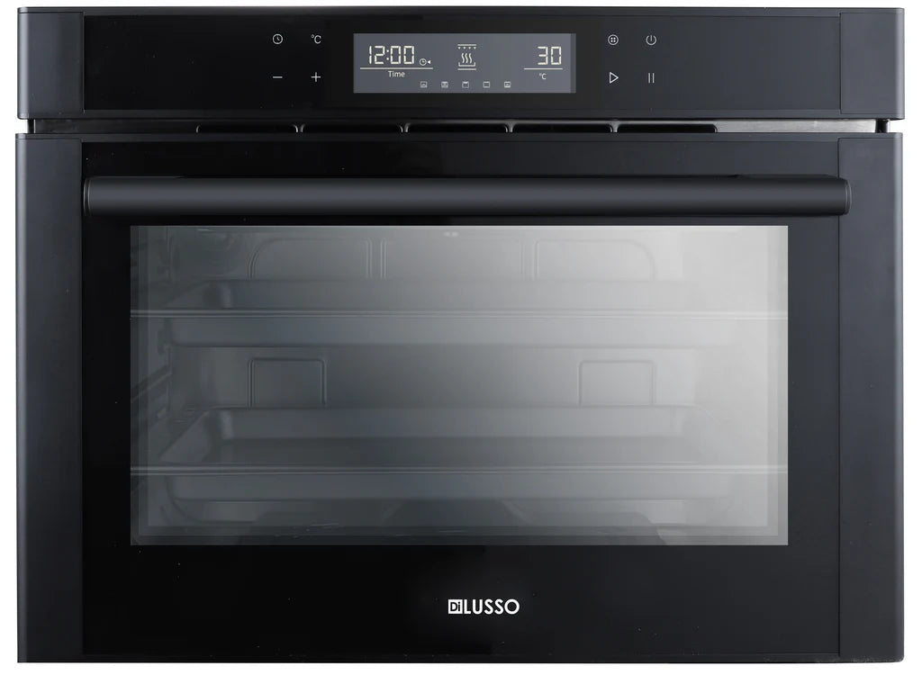 28L Black Freestanding Combi Steam Oven - Steam, Grill, Bake, Top reservoir
