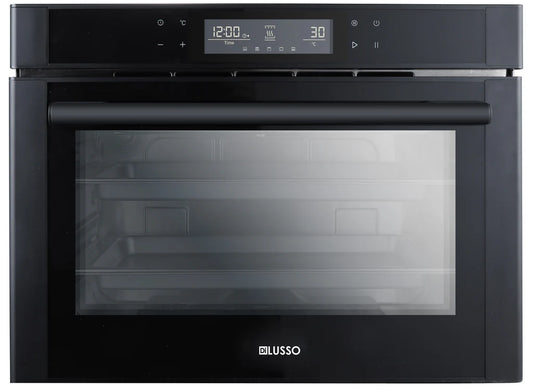 28L Black Freestanding Combi Steam Oven - Steam, Grill, Bake, Top reservoir