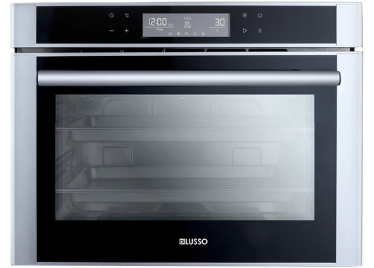 28L Silver Freestanding Combi Steam Oven - Steam, Grill, Bake, Top reservoir