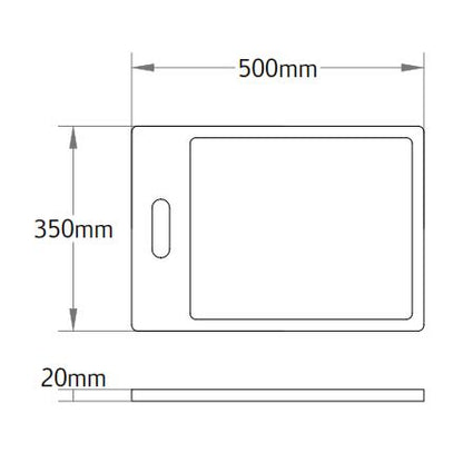 Sink Chopping Board 426x280x25mm